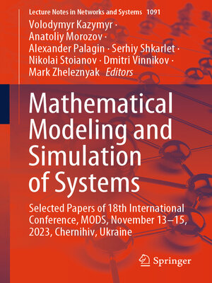 cover image of Mathematical Modeling and Simulation of Systems